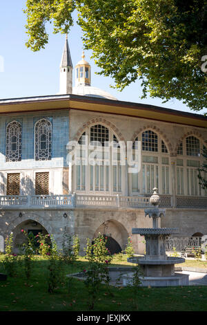 Istanbul, Türkei - 16. September 2011: Detail des Hauses Topkapi Palast in Istanbul, Türkei. Stockfoto