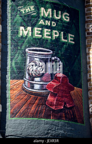 Die Becher und Meeple, Gravesend, Kent Stockfoto