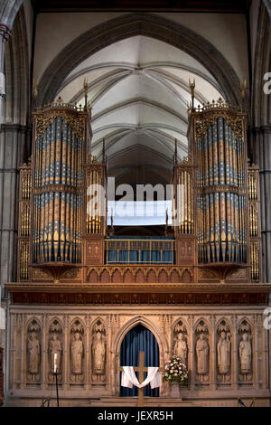 Kathedrale von Rochester, Rochester, Kent Stockfoto