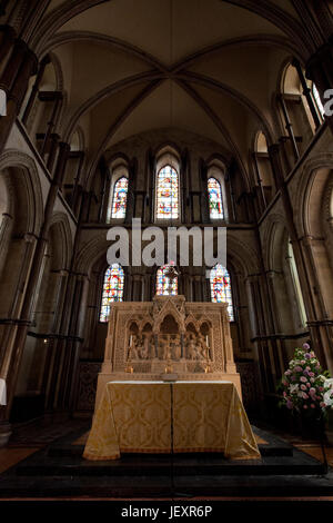 Kathedrale von Rochester, Rochester, Kent Stockfoto