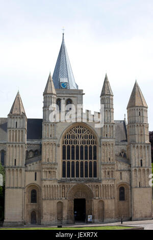 Kathedrale von Rochester, Rochester, Kent Stockfoto