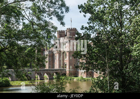 Herstmonceux Castle Stockfoto