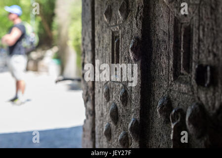 Besuch in Beit She'arim Nationalpark, Israel Stockfoto