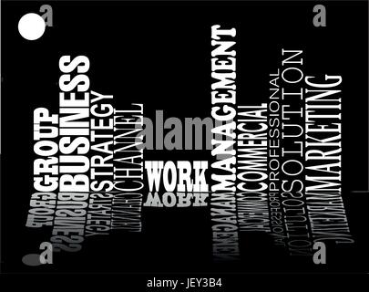 Turm, Gebäude, Stadt, Stadt, Kunst, isoliert, Model, Design, Projekt, Konzept, Stock Vektor