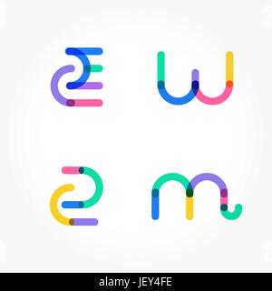 Satz von minimal monochrome Geometrien. Trendige Hipster Icons und Logos. Geschäft Zeichen, Symbole, Etiketten, Abzeichen, Rahmen und Grenzen Stock Vektor