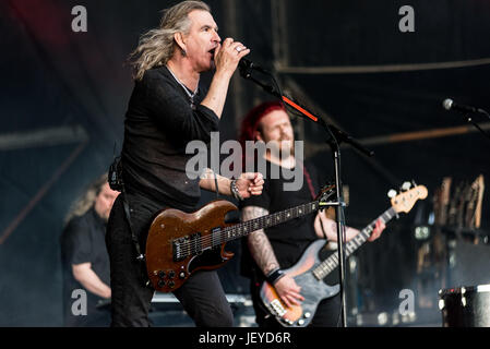 2017 bärtigen Theorie Festival - Tag 3 - Aufführungen und Atmosphäre mit: Eastfield wo: Lichfield, Derbyshire, Großbritannien wenn: 27. Mai 2017 Credit: WENN.com Stockfoto