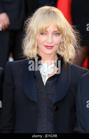 70. annual Cannes Filmfestival - "Based on a True Story" - Premiere mit: Uma Thurman wo: Cannes, Frankreich bei: 27. Mai 2017 Credit: WENN.com Stockfoto