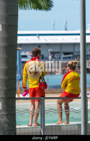 Wave Lagoon, Darwin Waterfront Precinct, Darwin, Northern Territory, Australien. Stockfoto