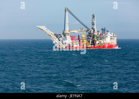 Die sieben Borealis Rohrverlegung und schwere Schiff heben und ist geeignet für den Betrieb unter härtesten Bedingungen WorldÕs. Bild Datum: Montag, 5. Juni 2017. Stockfoto