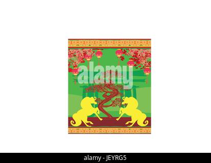 Blatt, Single, Kultur, Pferd, Tier, Blume, Pflanze, Blüte, Blüte, gedeihen, Stock Vektor