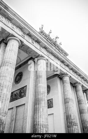 Brandenburger Tor Berlin Stockfoto