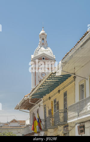 Alte Architektur in Cuenca, Ecuador Stockfoto