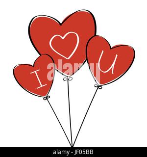 Romantische isoliert Stock Vektor