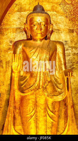 Buddha-Statue im Ananda-Tempel Stockfoto