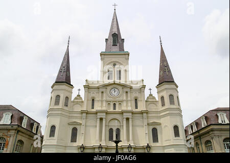 Kathedrale St. Louis in New Orleans Stockfoto