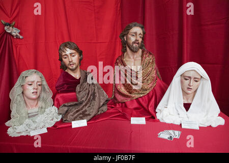 Des Ausstellers Religionsvertreter katholischen Karwoche in Spanien Stockfoto