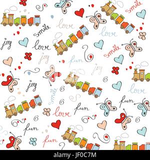 Bahnhof, Eisenbahn, Lok, Zug, Motor, Rollmaterial, Fahrzeug, Transportmittel Stock Vektor