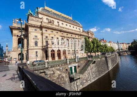 Nationaltheater Prag, Prag Tschechische Republik, Europa Stockfoto