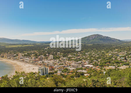 Landschaft Luftaufnahme Piriapolis Uruguay Stockfoto