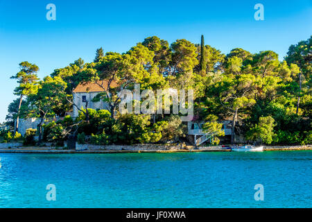 Mljet in Kroatien Stockfoto