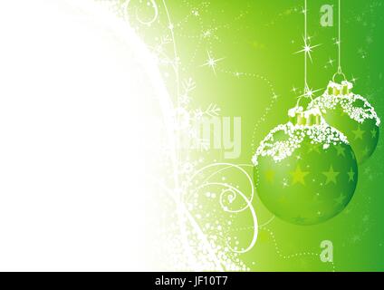 Weihnachten, Christmas Ball, Kugel, Hintergrund, Hintergrund, Xmas, x-mas, grün, Stock Vektor