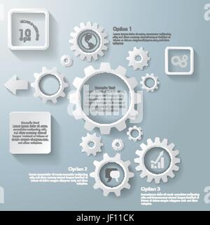 Objekt, Diagramm, Zusammensetzung, Raum, Rad, Modern, moderne, Industrie, Räder, Stock Vektor