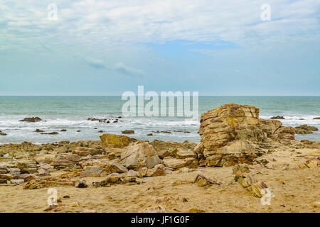 Felsigen Strand Jericoacoara Brasilien Stockfoto