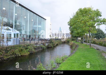 Blick auf den Eglinton Kanal in Galway, Irland Stockfoto