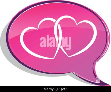 Sprechen sprechen Stock Vektor