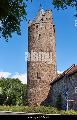 Grauen Turm, Fritzlar, Hessen, Deutschland Stockfoto