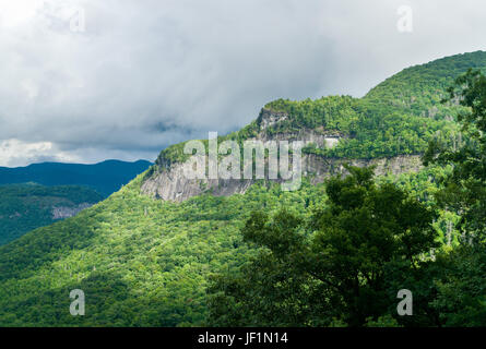 Wanderweg zum Gipfel des Whiteside Berg Stockfoto