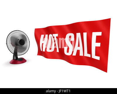 3D-Rendering fan Stockfoto
