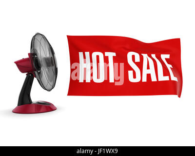 3D-Rendering fan Stockfoto