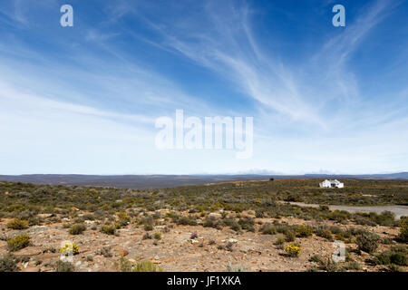 Landschaft Sutherland - der Blick von der Sternwarte Sutherland SALZ Stockfoto