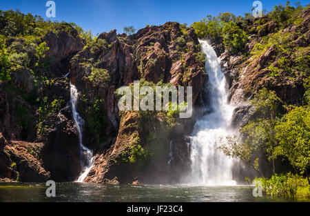 Wangi Falls während der Regenzeit, Litchfield National Park, Australien. Stockfoto