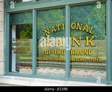 National Park Service Stadt Thurmond WV Stockfoto