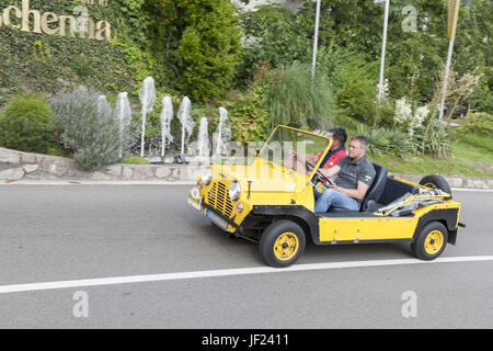 Südtirol-Rallye 2016 Mini Moke Austin Moke Stockfoto