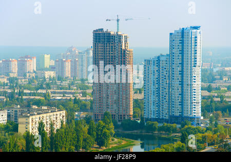 Moderne consrtuction Website Stockfoto