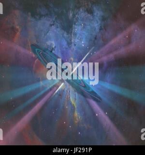 Abstrakten Raum Hintergrund Stockfoto