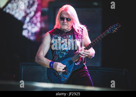 16. Juni 2017: Deep Purple die live auf der Hellfest-Festival-2017 in Clisson, in der Nähe von Nantes Foto: Alessandro Bosio Stockfoto