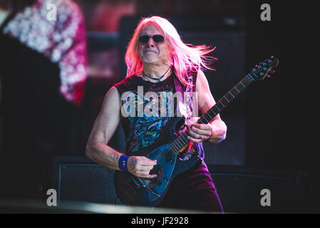 16. Juni 2017: Deep Purple die live auf der Hellfest-Festival-2017 in Clisson, in der Nähe von Nantes Foto: Alessandro Bosio Stockfoto