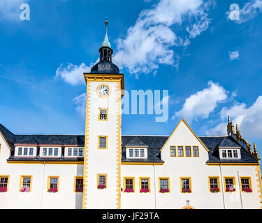 Rathaus von Freiberg Stockfoto