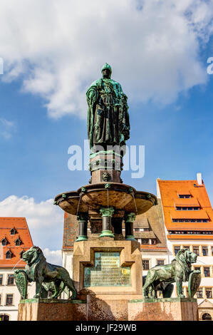 Freiberg Altstadt Stockfoto