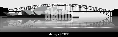 Haus, Gebäude, berühmte, Tourismus, Oper, Wahrzeichen, Turm, Reisen, Gebäude, Stock Vektor