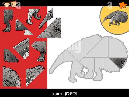 Bildung, Illustration, Puzzle, Puzzle, Jigsaw Puzzle, Cartoon, Anwendung, Stock Vektor