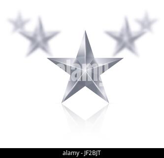 Objekt, isoliert, Emblem, Grafik, Strahl, fünf, Reflexion, Silber, Leistung, Stock Vektor