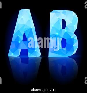 blau, Glas, Kelch, Becher, Tasse, Kunst, Farbe, Grafik, Modern, moderne, Stock Vektor