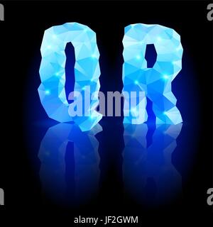 blau, Glas, Kelch, Becher, Tasse, Kunst, Farbe, Grafik, Modern, moderne, Stock Vektor