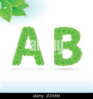 geben, zu schreiben, schrieb, schreiben, schreibt, Modell, Build, Blatt, Öko, Umwelt, Stock Vektor