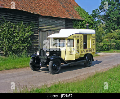 1932 Bedford WS Fish and Chip Van Stockfoto